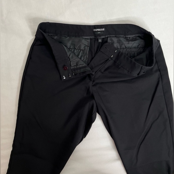 Express Women Black Dress Pants 12 - Picture 4 of 11
